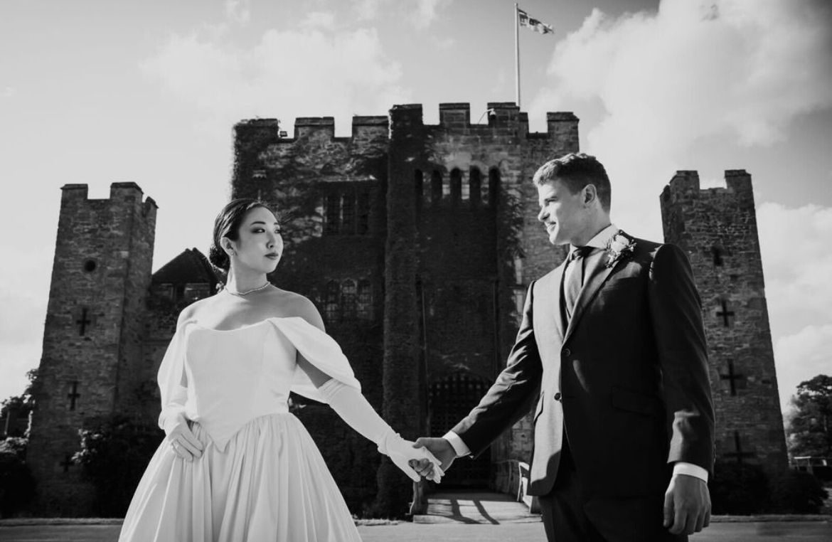 Bridal Hair at Leeds Castle in Kent